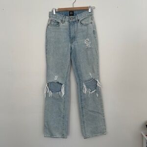 BDG Straight Leg Ripped Jeans